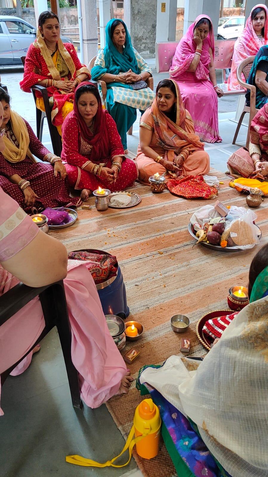 Karwachauth puja gathering